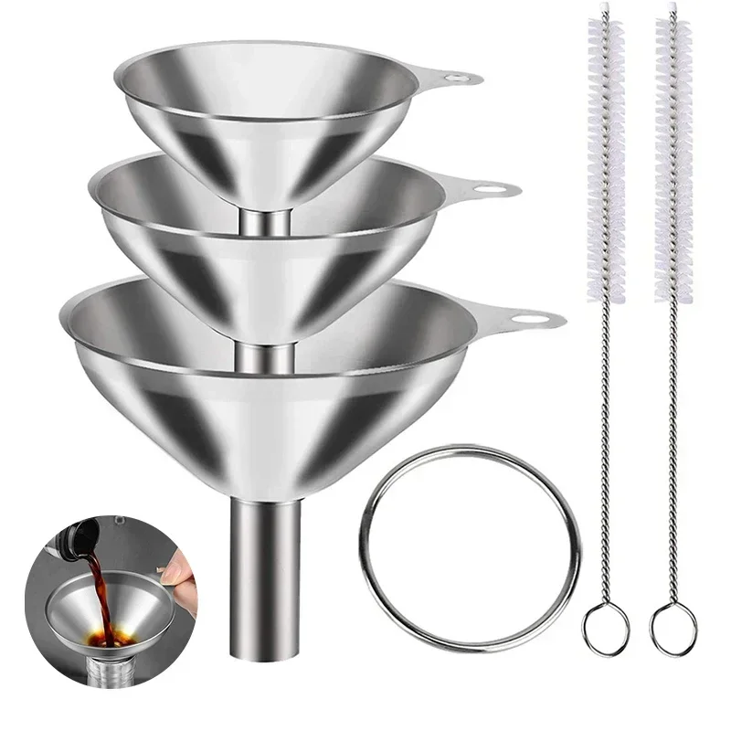 Kitchen Baking Essentials - Set di imbuti da cucina in