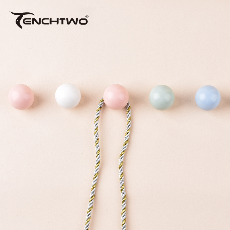 Kitchen Queen - Gancio rotondo in ceramica gancio appendiabiti