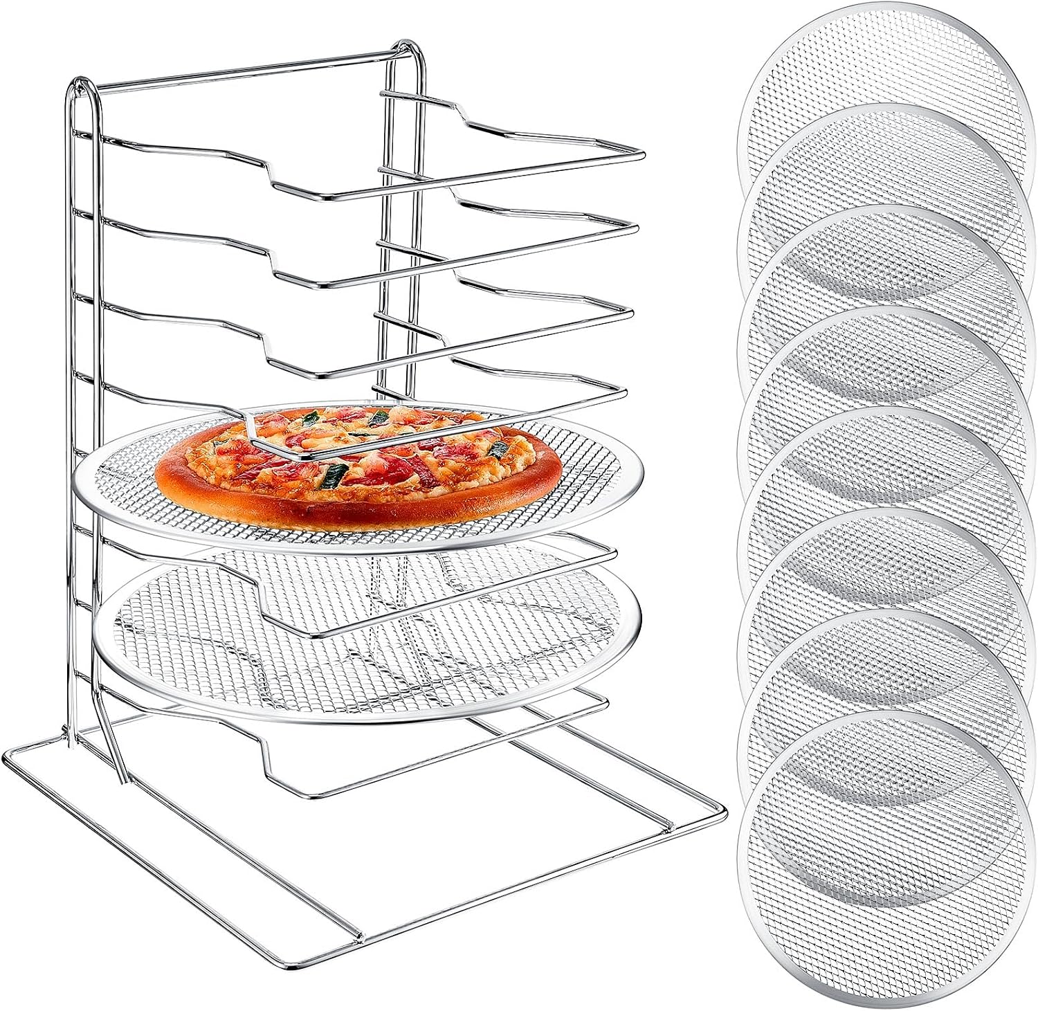 Kitchen Baking Set - Supporto per pizza a 8 livelli