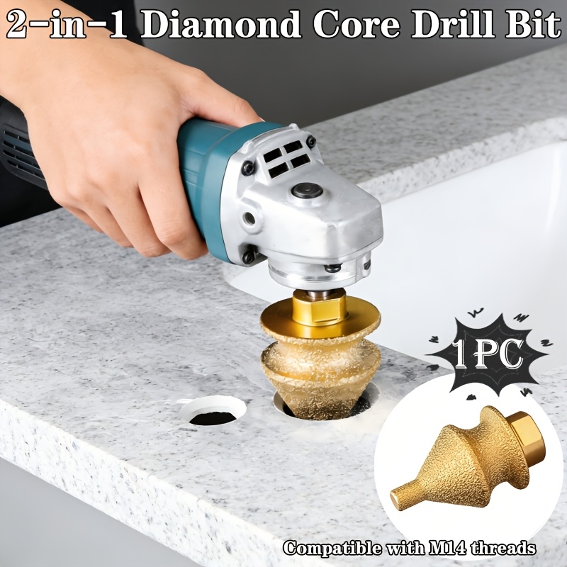 Rolling Pin Marble - Fresa diamantata industriale M14 2-in-1 per