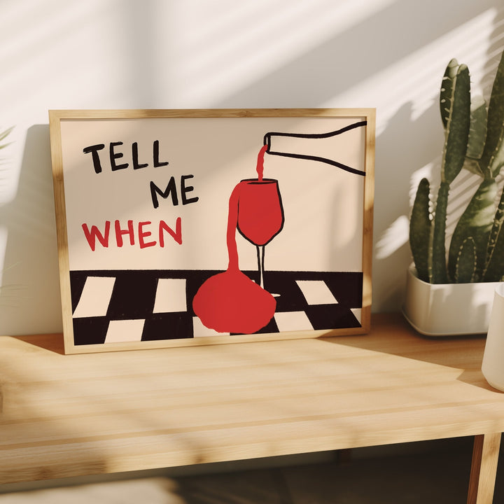 Kitchen Queen - Poster da parete su tela vintage