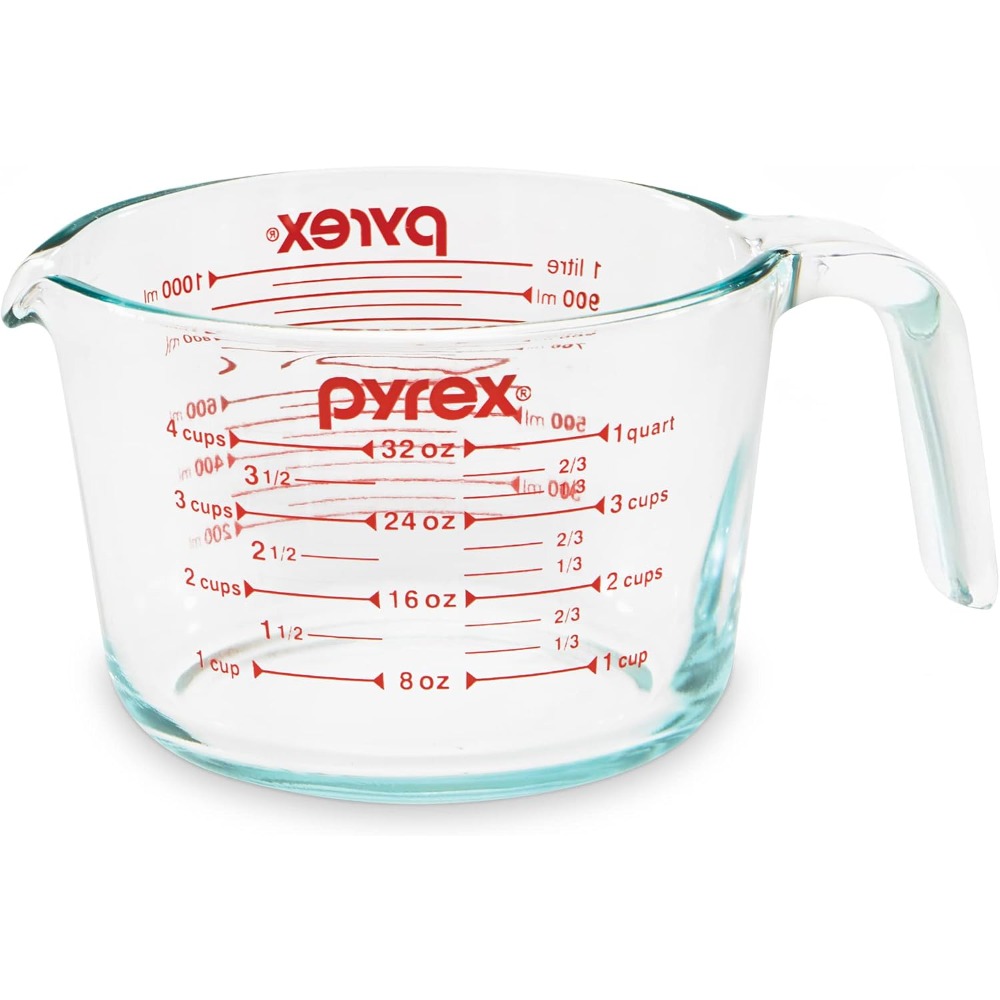 Kitchen Baking Essentials - Tazza dosatrice in vetro da 4