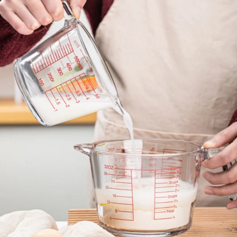 Kitchen Baking Essentials - Misurino in vetro da 2/4 tazze