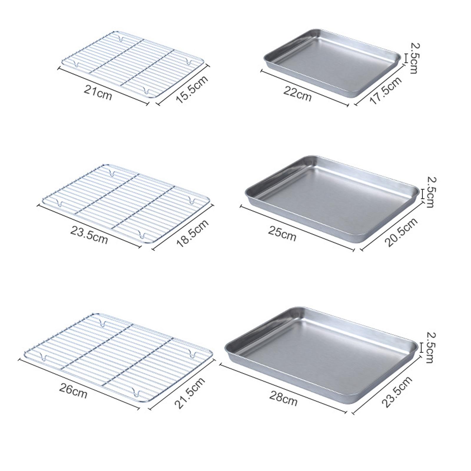 Kitchen Baking Pan Storage - Teglia da Forno con Griglia per