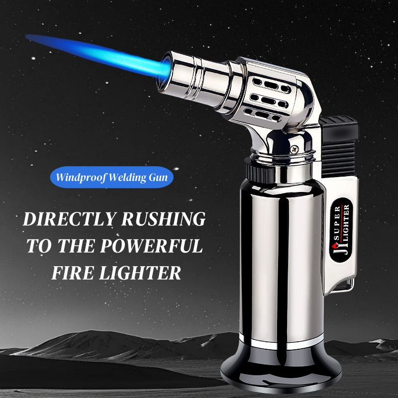 Kitchen Baking Torch - Accendino a Gas in Metallo Antivento
