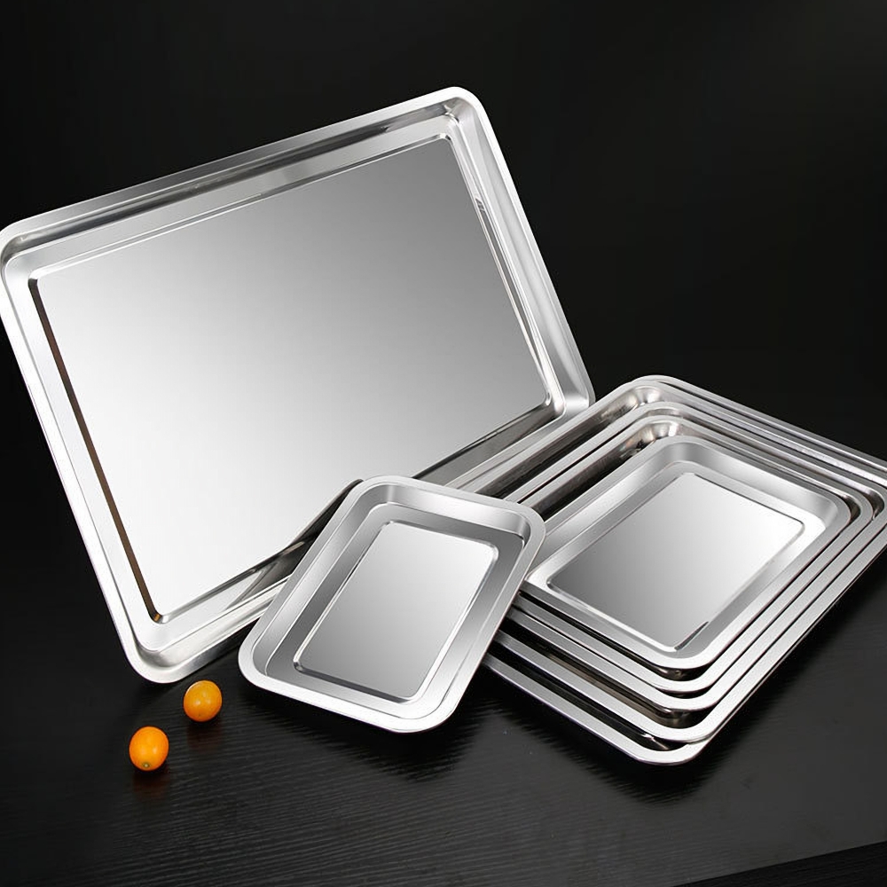 Kitchen Baking Pan Storage - 1PCS In Acciaio Inox Vassoi Per