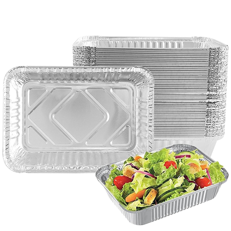 Kitchen Baking Pan Storage - 10/20 Pezzi Vaschette Monouso in Alluminio