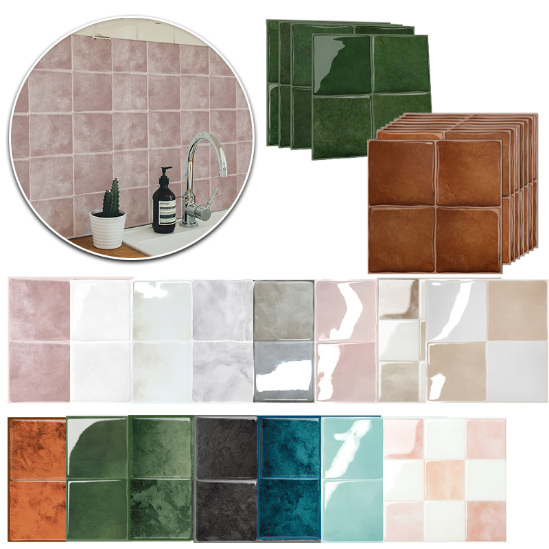 Kitchen Queen - 5/10 Pezzi Durevoli 23x23 cm Adesivi