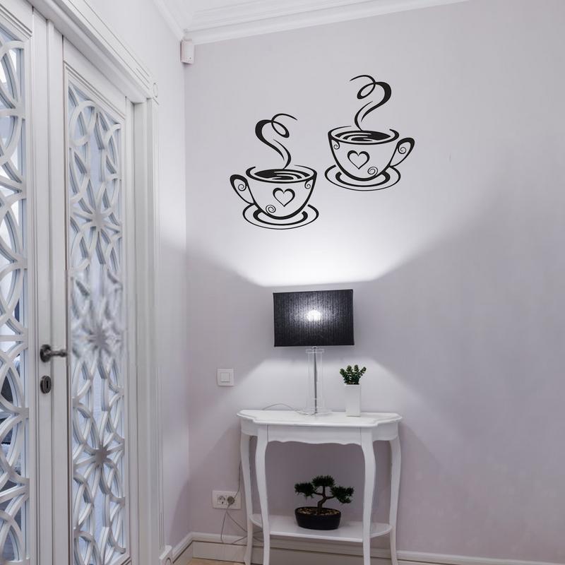 Doppia tazza di caffè adesivo  - Kitchen Queen recensione e prezzo