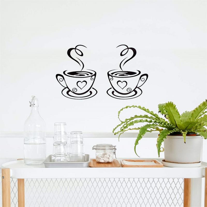 Doppia tazza di caffè adesivo  - Kitchen Queen recensione e prezzo