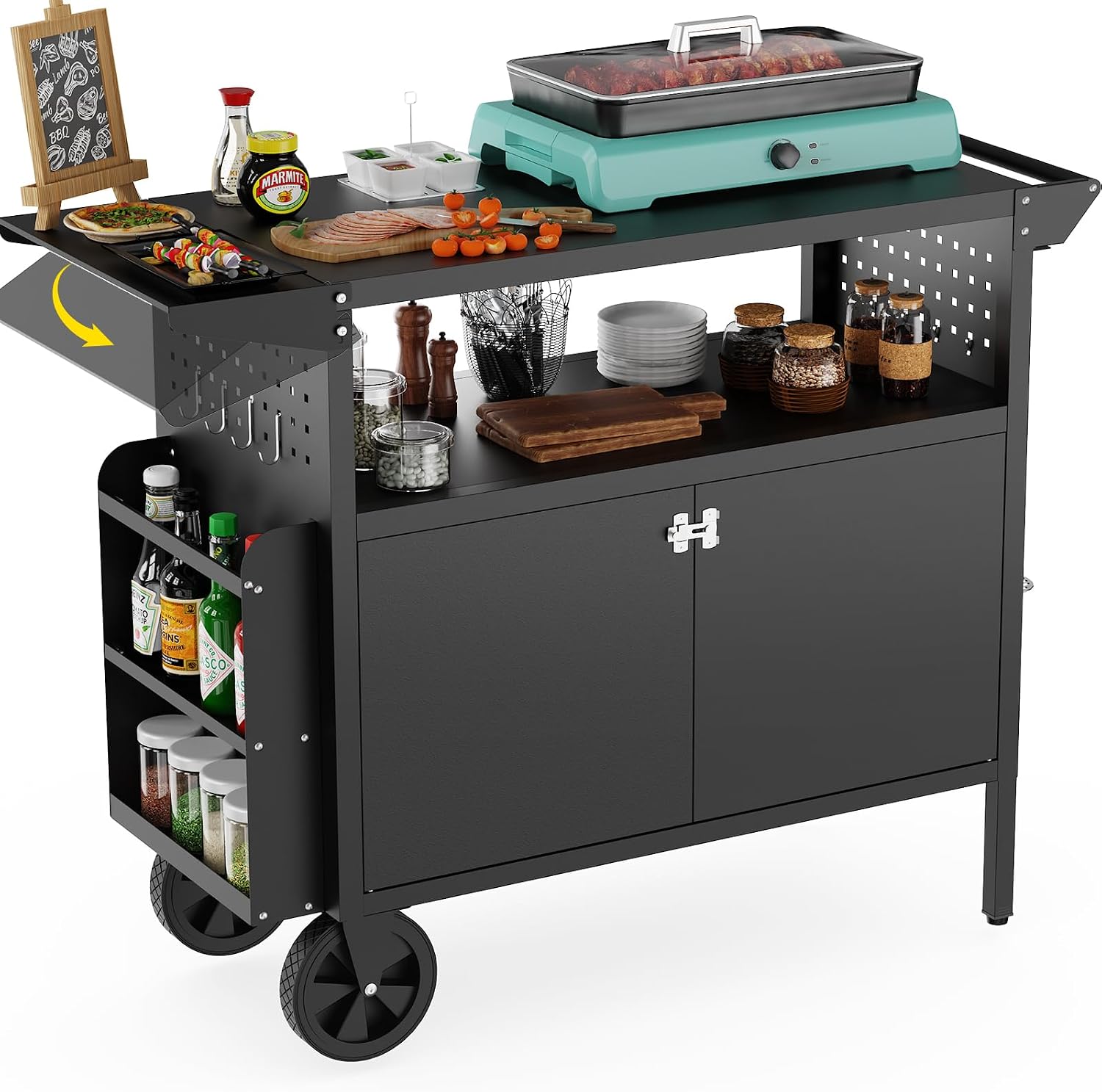 Carrello da esterno per barbec - Kitchen Queen recensione e prezzo