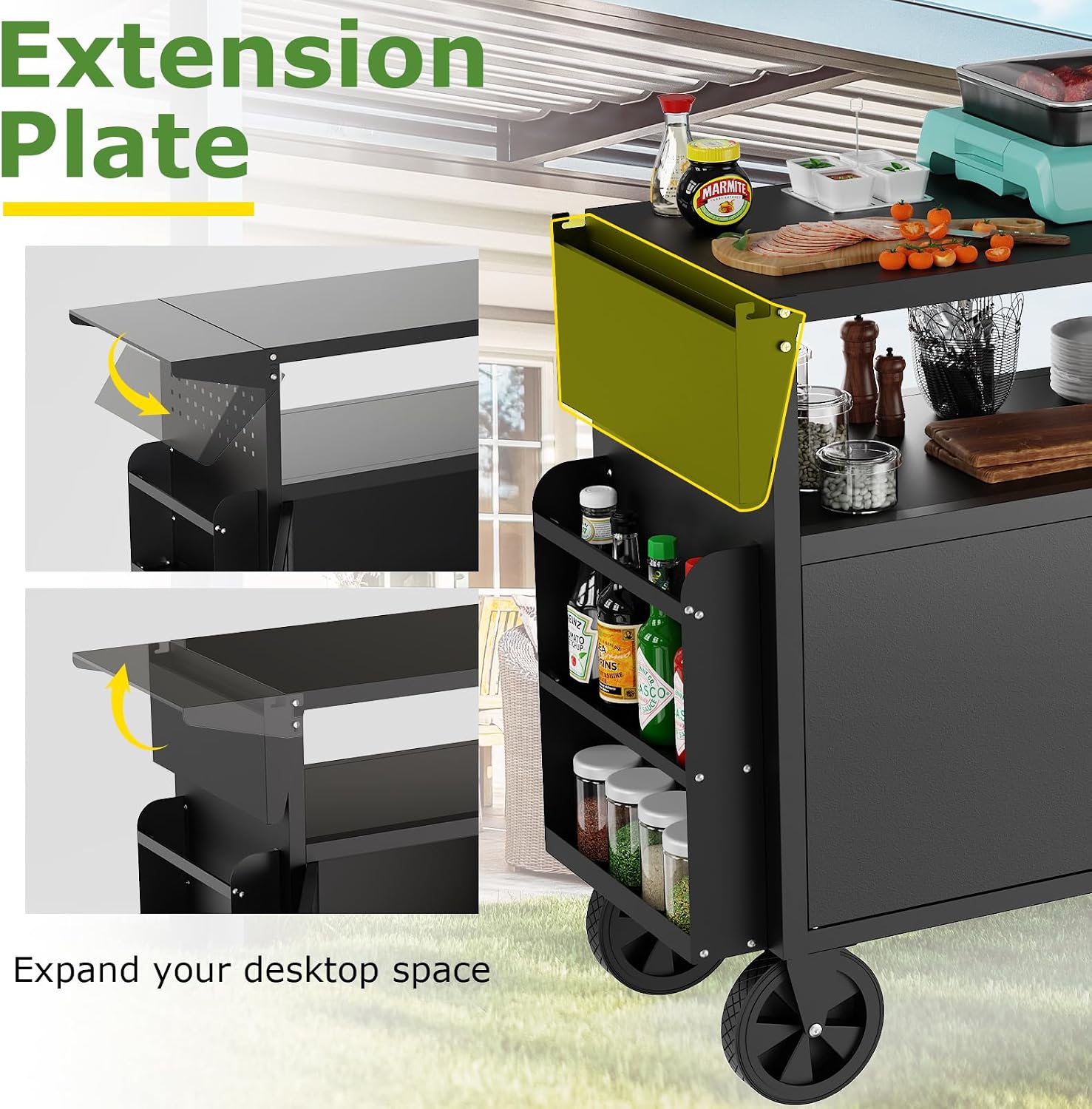 Carrello da esterno per barbec - Kitchen Queen recensione e prezzo
