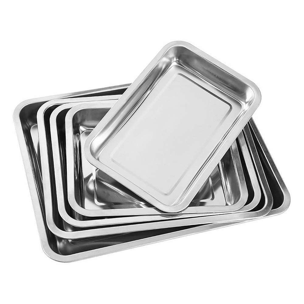 1PCS In Acciaio Inox Cibo Vass - Kitchen Baking Pan Storage recensione e prezzo