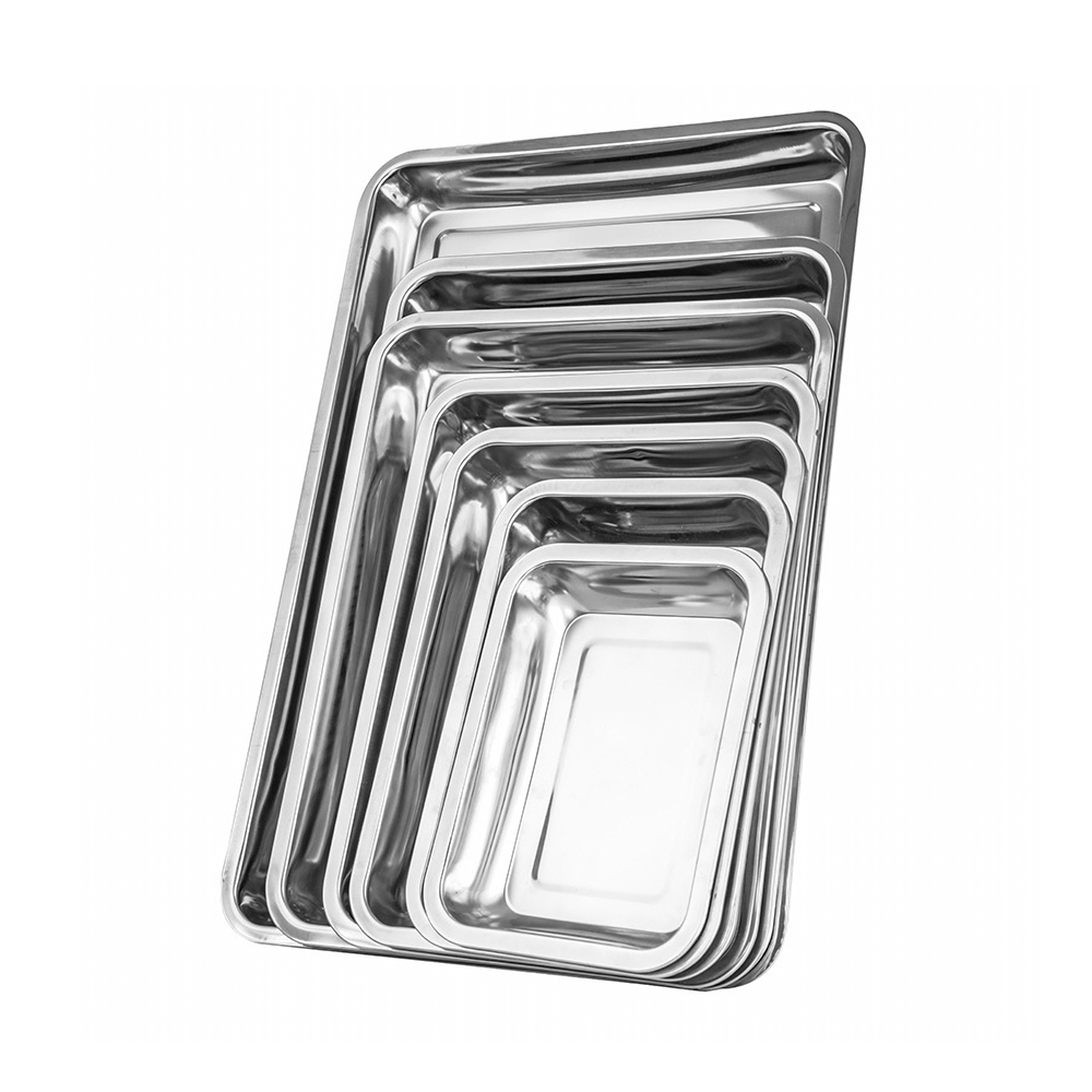 1PCS In Acciaio Inox Cibo Vass - Kitchen Baking Pan Storage recensione e prezzo