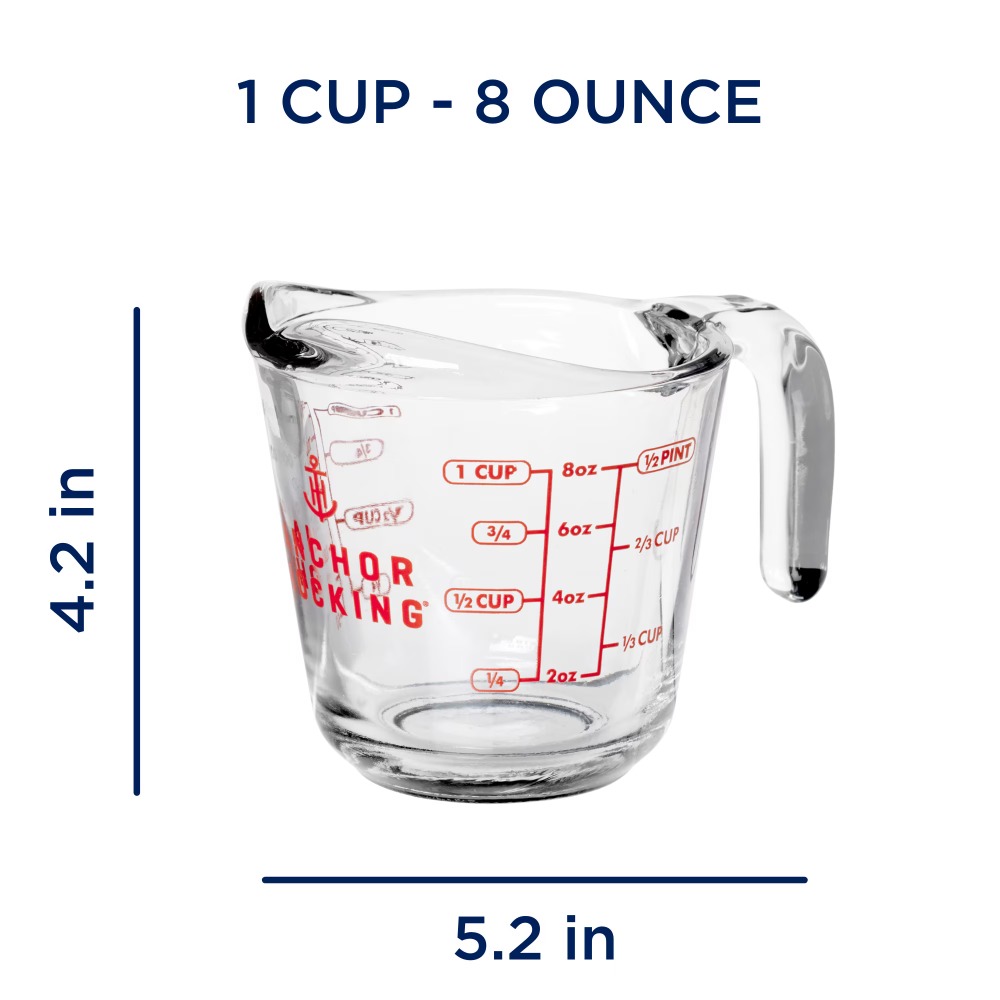 Set di 2 misurini in vetro con - Kitchen Baking Set recensione e prezzo