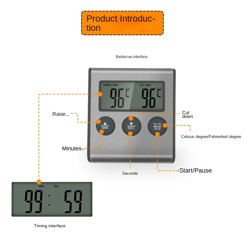 Tp700 Sonda termometro per for - Kitchen Baking Timer recensione e prezzo