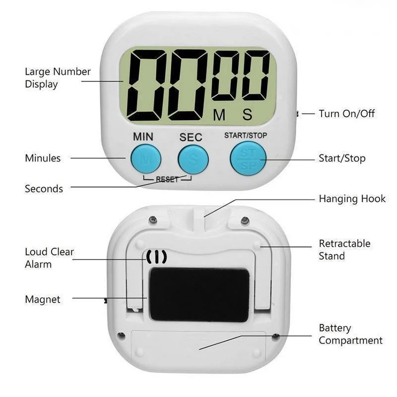 Mini Timer Digitale da Cucina  - Kitchen Baking Timer recensione e prezzo