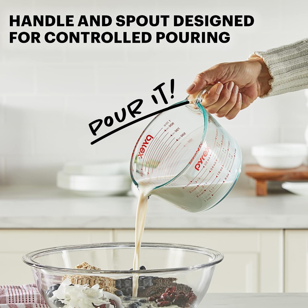 Tazza dosatrice in vetro da 4  - Kitchen Baking Essentials recensione e prezzo