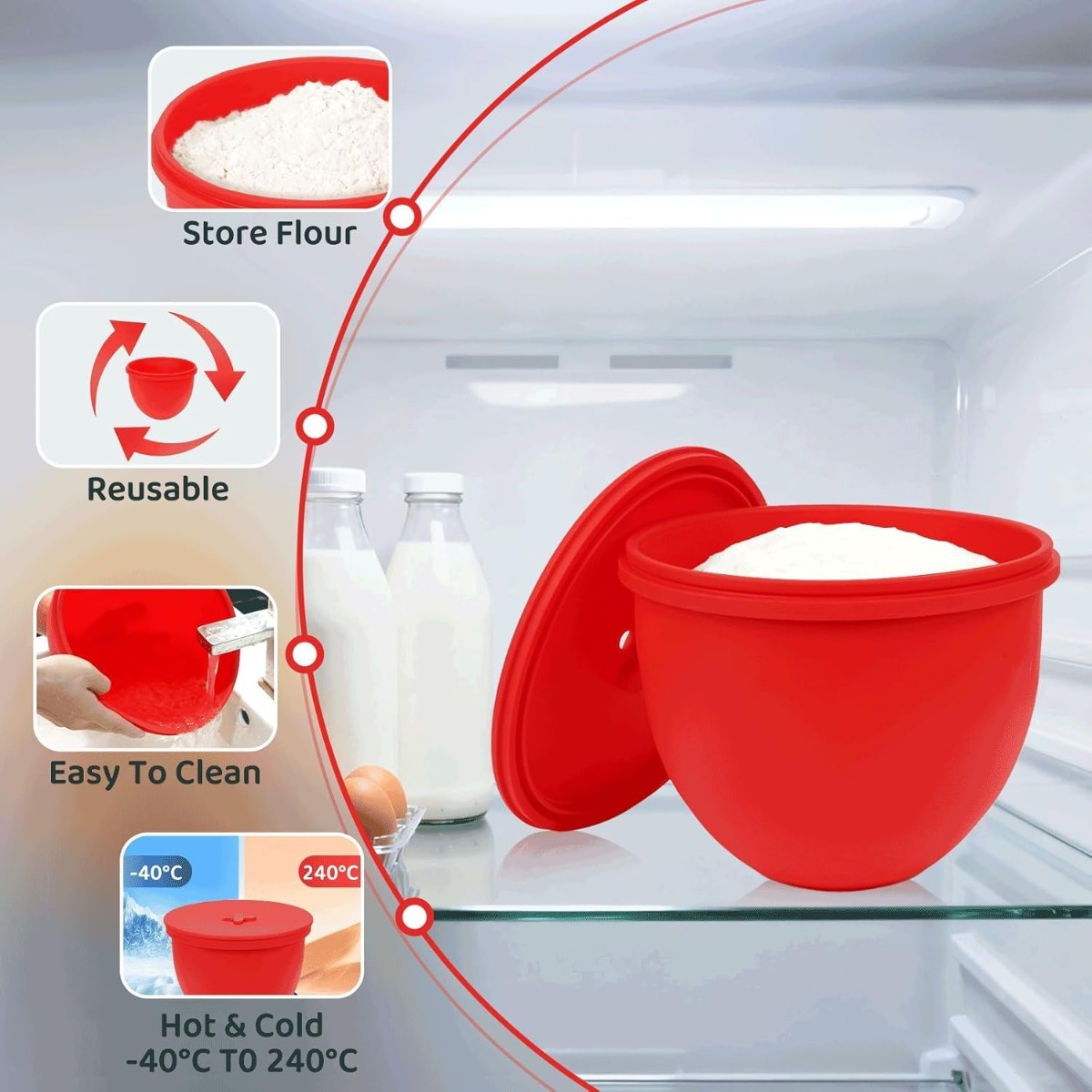 Coperchio in silicone per ciot - Kitchenaid Baking Bowl recensione e prezzo