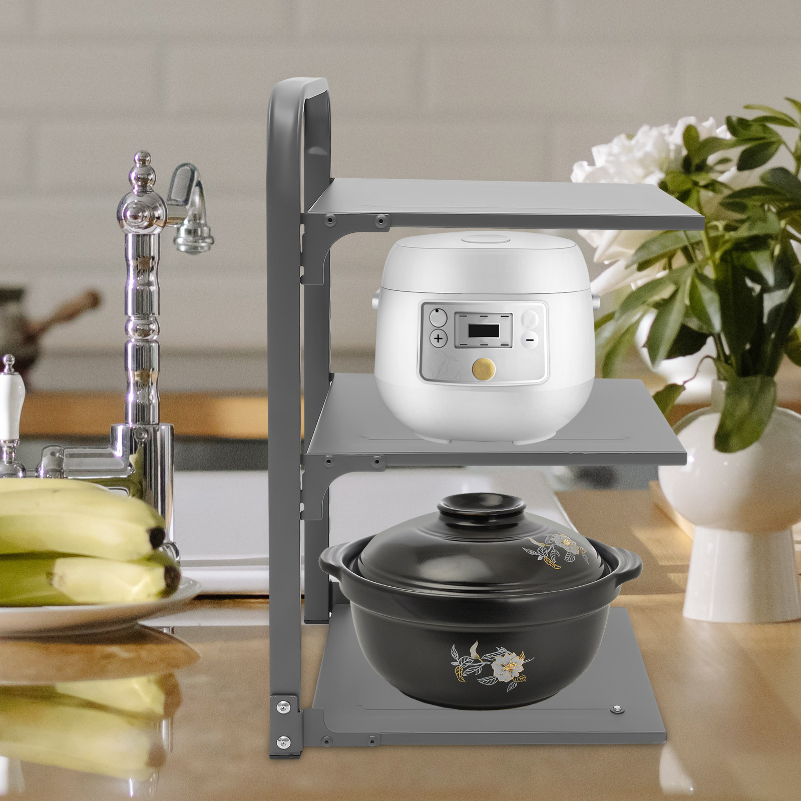 Scaffale Pieghevole per Pentol - Kitchen Baking Pan Storage recensione e prezzo