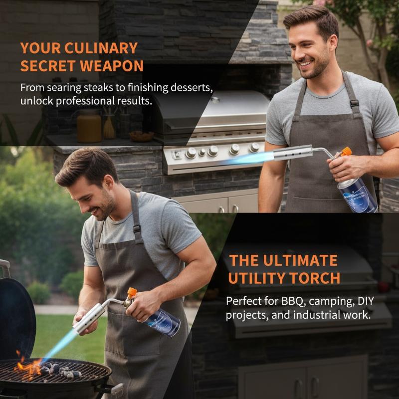Torcia a Gas Butano Regolabile - Kitchen Baking Torch recensione e prezzo