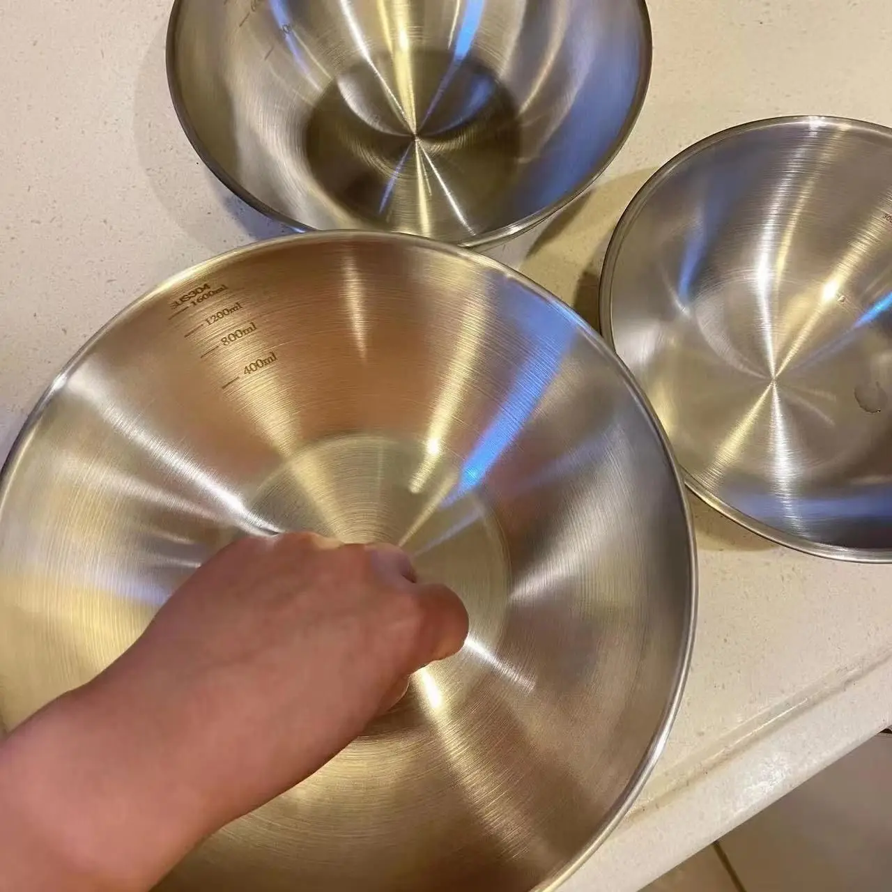 Set di 3 Ciotole in Acciaio In - Kitchen Baking Essentials recensione e prezzo