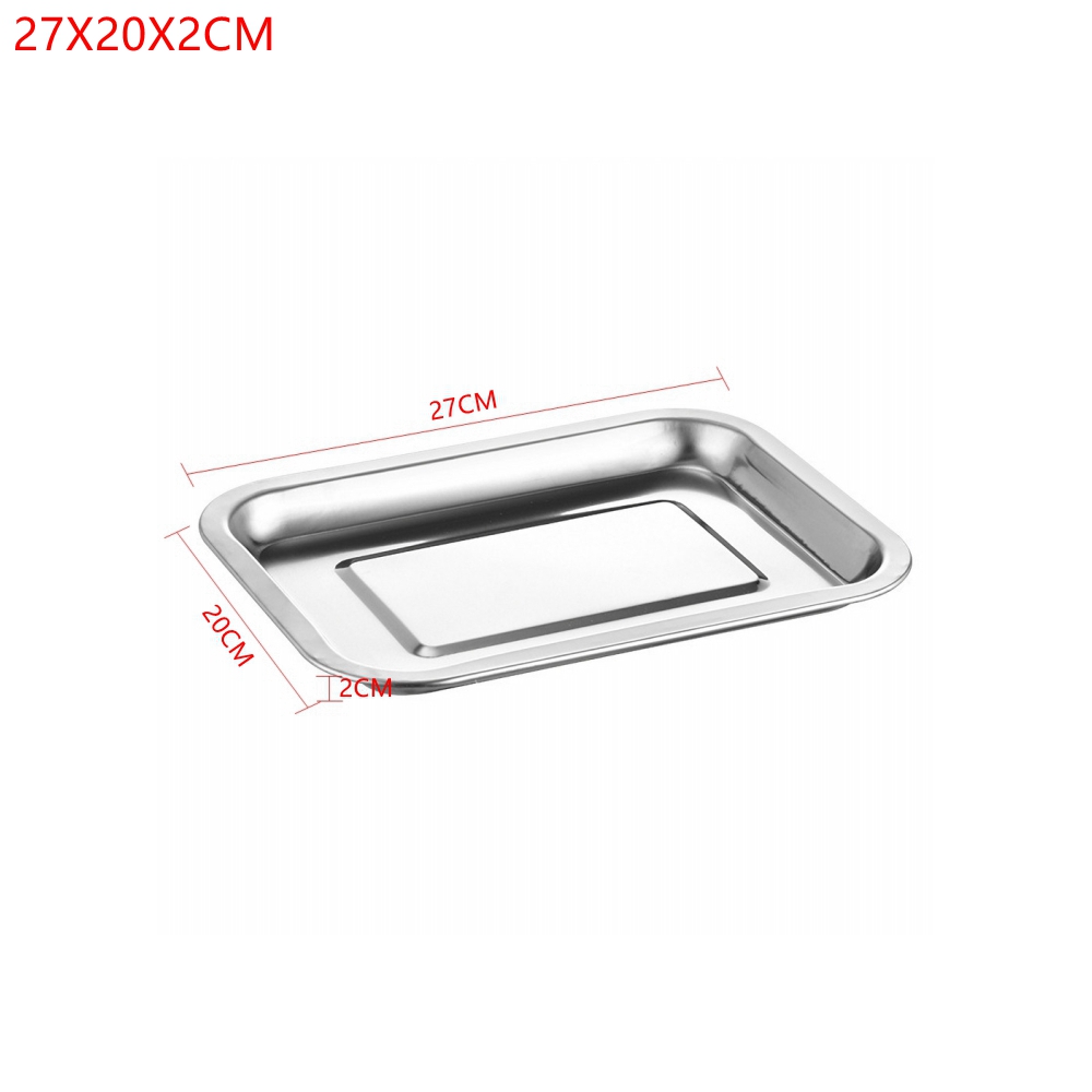1PCS In Acciaio Inox Vassoi Pe - Kitchen Baking Pan Storage recensione e prezzo