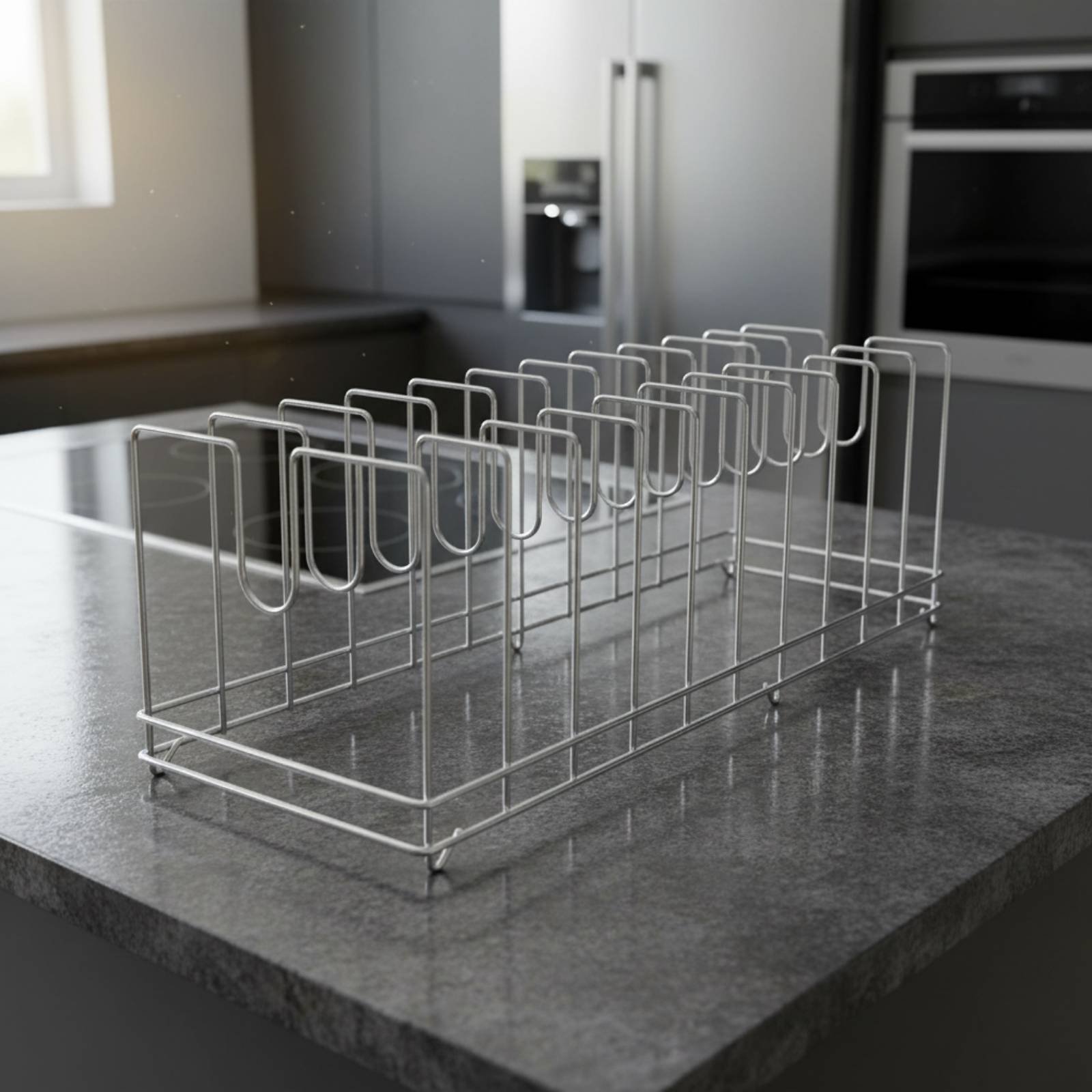 Supporto Salvaspazio per Tegli - Kitchen Baking Pan Storage recensione e prezzo