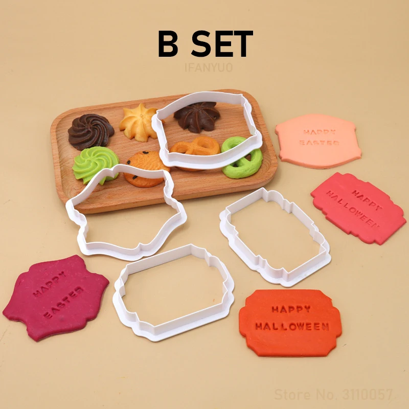 Set di 4 Tagliabiscotti Vintag - Kitchen Baking Tools Names recensione e prezzo